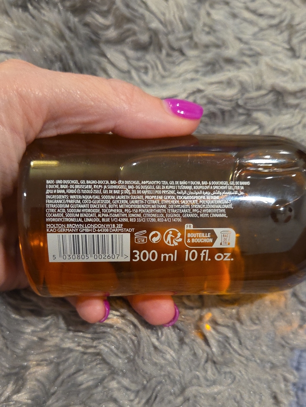 Molton Brown Heavenly Gingerlilly Bath & Shower Gel with Silver Cap, New! - Picture 5 of 7